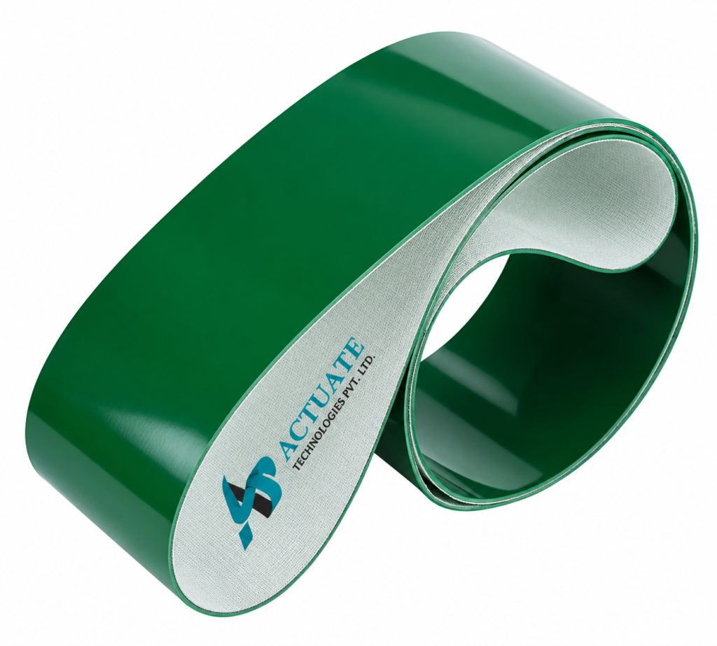 Fruit Sorting Conveyor Belt Green PU Belt by Actuate Technologies