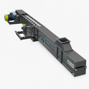 Industrial Drag Chain Conveyor by Actuate Technologies Pvt. Ltd. for Bulk Material Handling