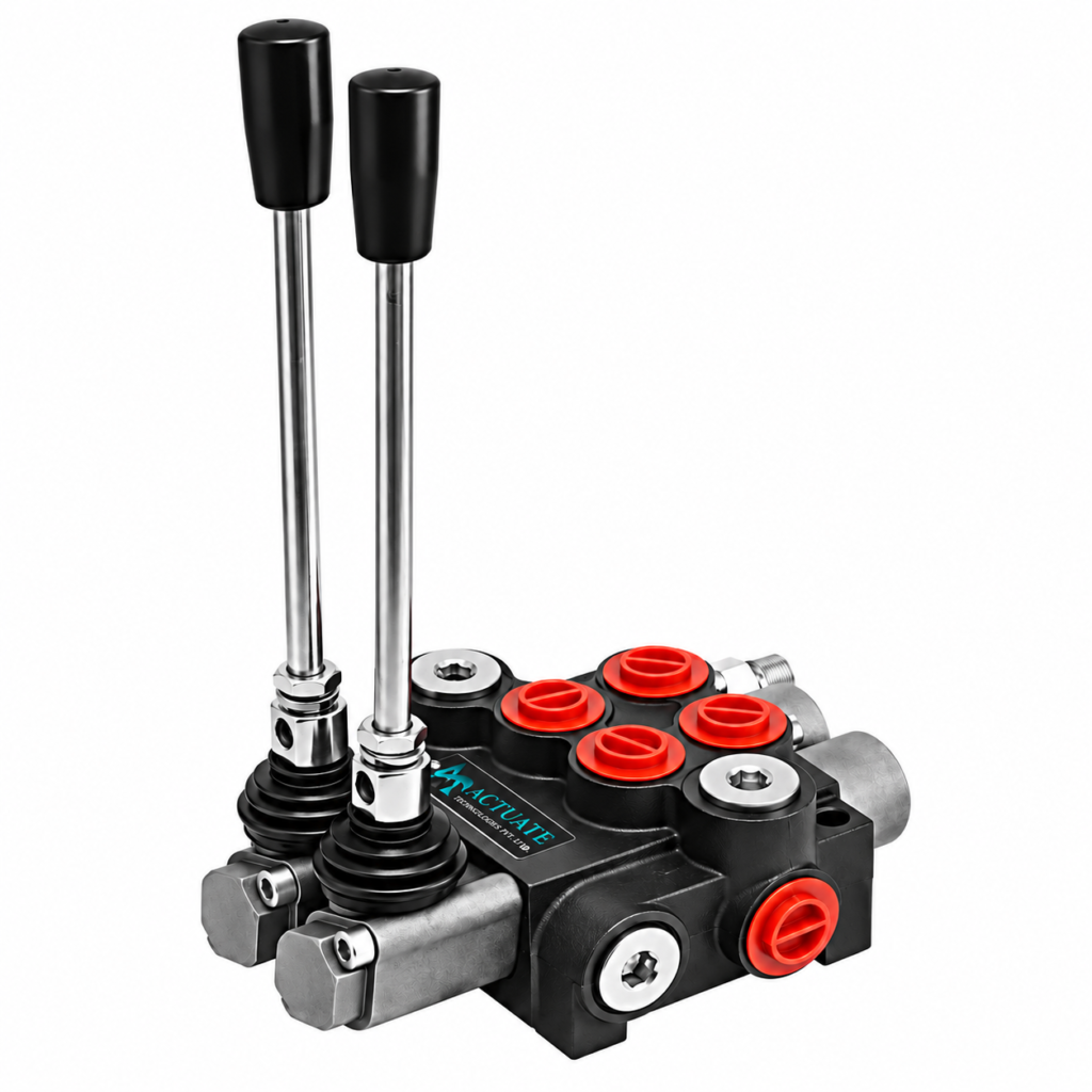 Mechanical Hydraulic Control Valve with Dual Lever