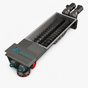 Twin Screw Conveyor for Industrial Material Handling by Actuate Technologies Pvt Ltd