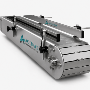 Industrial Slat Conveyor by Actuate Technologies Pvt. Ltd. for Heavy-Duty Material Handling