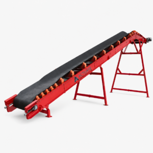 Industrial Trough Belt Conveyor by Actuate Technologies Pvt. Ltd. for Bulk Material Handling