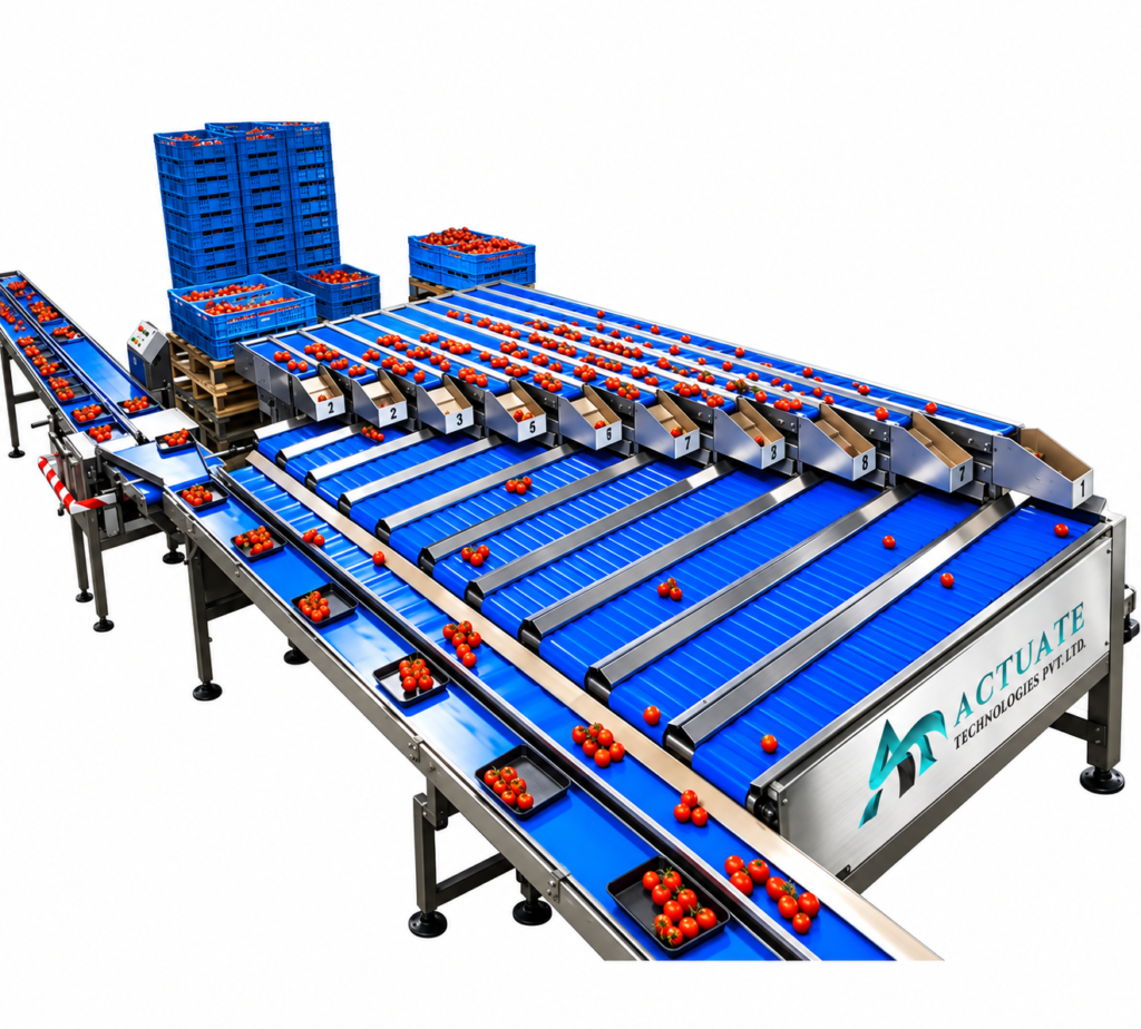 Fruit Sorting Conveyor Belt by Actuate Technologies